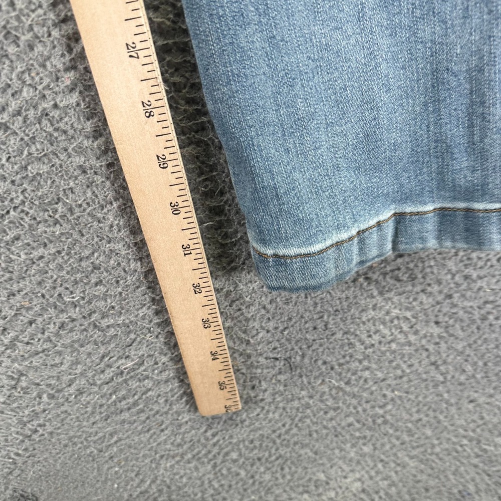 Jessica Simpson Jenna Jeans Womens 10 Blue Cotton Denim Bootcut Cargo Stretch - Picture 9 of 11
